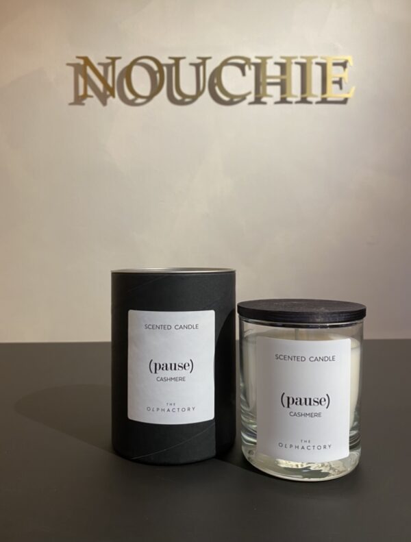 scented candle #pause cashmere