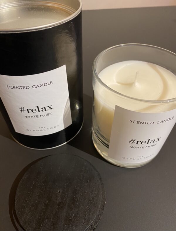 scented candle #relax - Afbeelding 3
