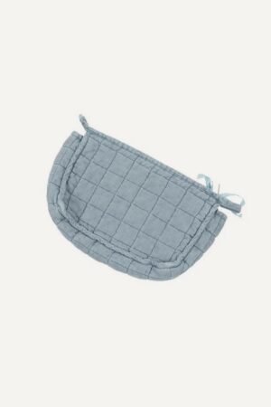 Quilted Toiletbag Charlotte faded blue